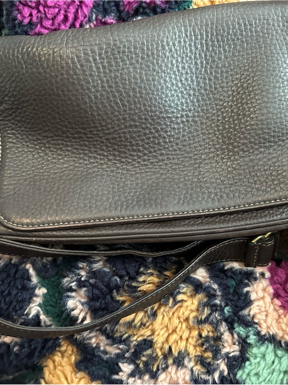 Coach 1997 Sonoma Pebbles Leather